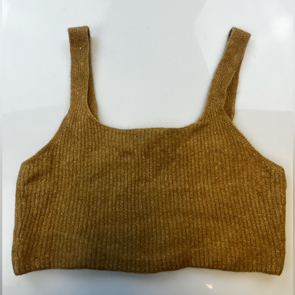 Everlane Wool Blend Ribbed Bra Top N103-29 - Picture 2 of 7